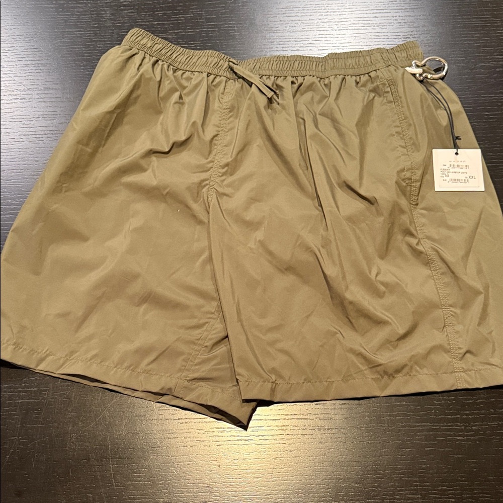 Olive Green Casual Shorts